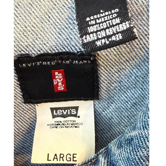 Vintage Levis‎ Womens Denim Vest Size L Harley Sturgis 2005 Biker Patches - Picture 6 of 11